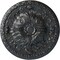 Ekena Millwork Amelia Ceiling Medallion (Fits Canopies up to 2 3/8"), Hand-Painted Pewter, 19 5/8"OD x 3/4"P CM20AMPES - alternate 1